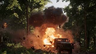 RPG Rocket vs Cars- Epic Slow Mo Explosions!