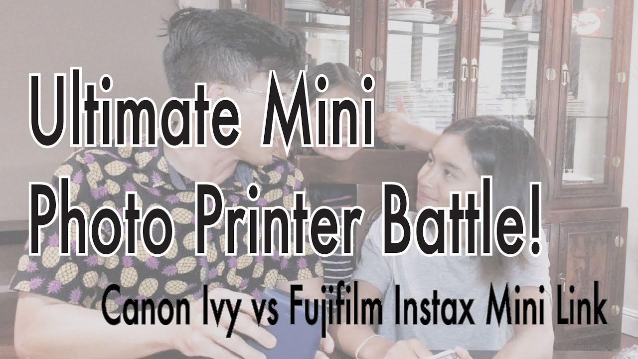 canon ivy mini photo printer vs fujifilm instax