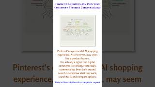 Pinterest Launch Ask Pinterest Commerce Become Conversational  #nextgenai #ai#artificialintelligence