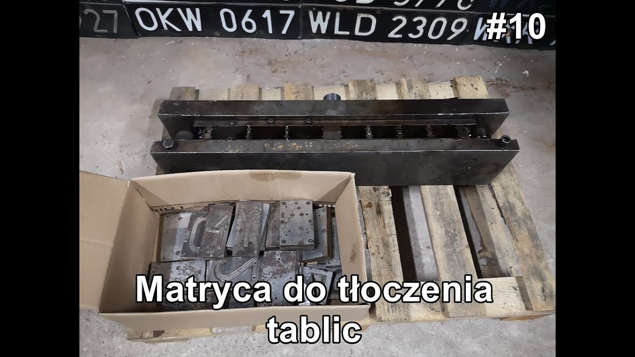 Tablicowa środa #10 matryca do tłoczenia czarnych tablic ...