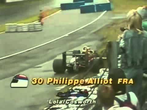 F1 1988 Hockenheim   Philippe Alliot Crash   Lola LC88