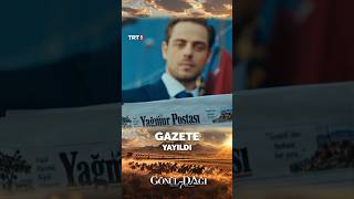 Selami gazetede adı yazmadığı için bozuluyor. 😅 #GönülDağı yeni bölümüyle cumartesi  @trt1'de!
