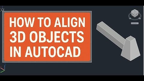 How to Align 3D Objects in AutoCAD | Align Command Explained (Beginner Friendly)