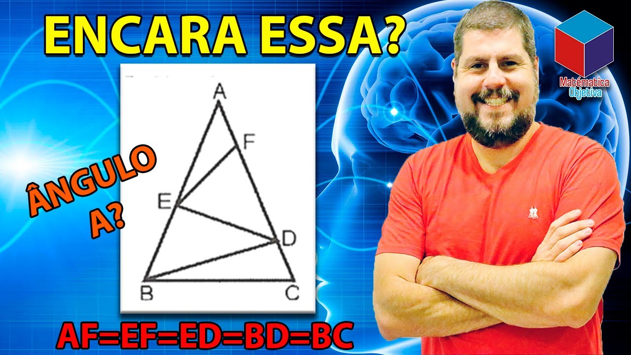 GEOMETRIA PLANA - QUESTÃO MUITO DIFÍCIL DE TRIÂNGULOS