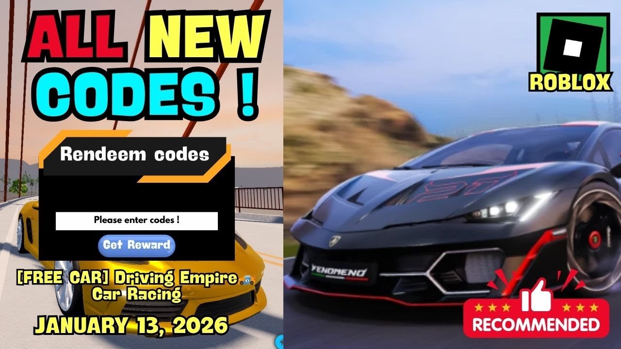 NEW CODES ALL NEW WORKING CODES IN Driving Empire 2026 ROBLOX Battle 