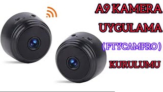 A9 Mi̇ni̇ Gi̇zli̇ Kamera Kurulumu Ftycampro