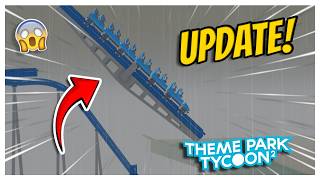 Theme Park Tycoon 2's NEW UPDATE! NEW Weather, Tilt Tracks, AND MORE! screenshot 2