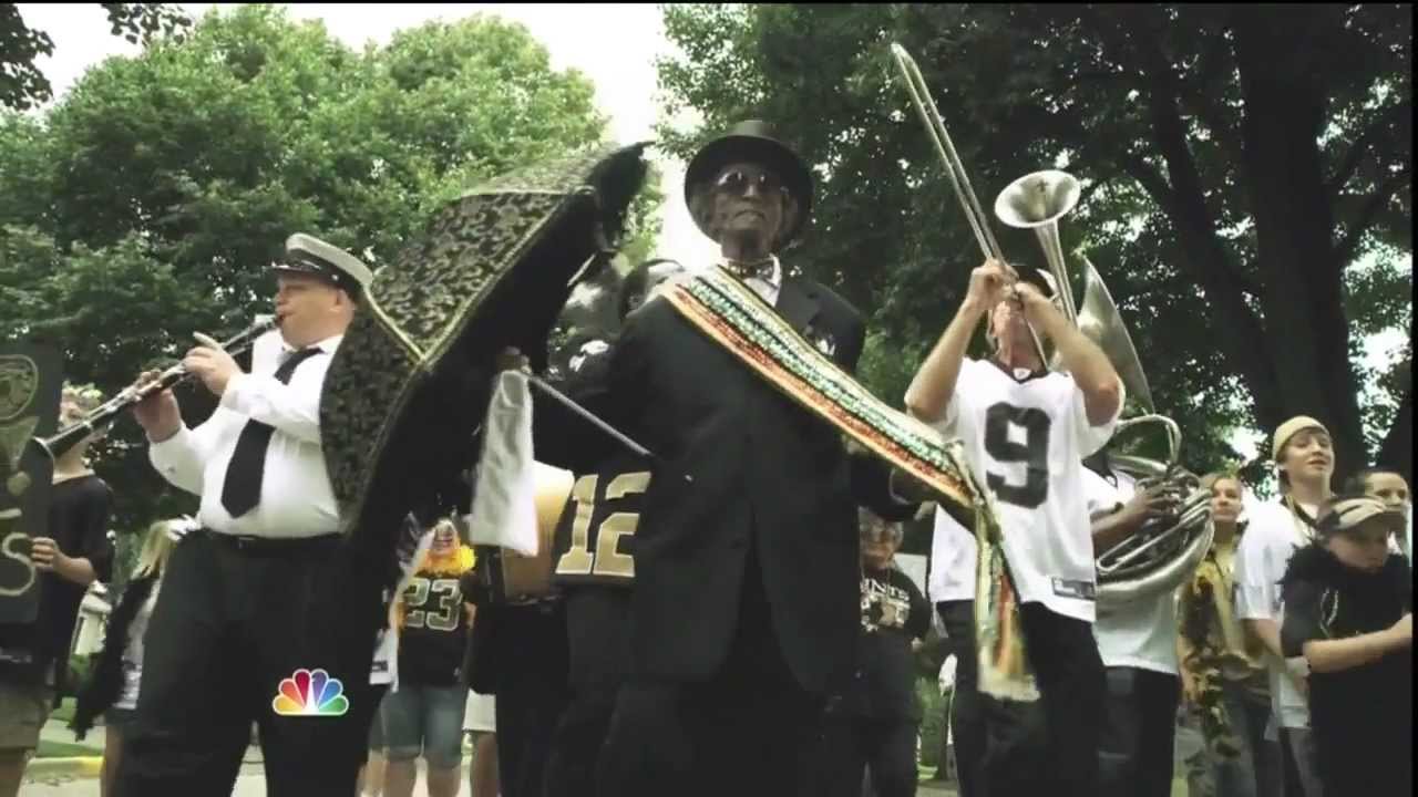 New Orleans Saints at Green Bay Packers Opening Day NBC commercial