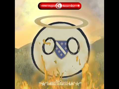 Bosnian ethnic + independence war. #viral #peak #history #genocide #countryballs #Bosnia #freedom :3
