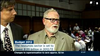 Ross Gittins (SMH) and Shane Wright (WA) discuss budget  2012-13
