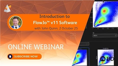 Introduction to FlowJo v11 Software - Oct 2, 2025 with John Quinn