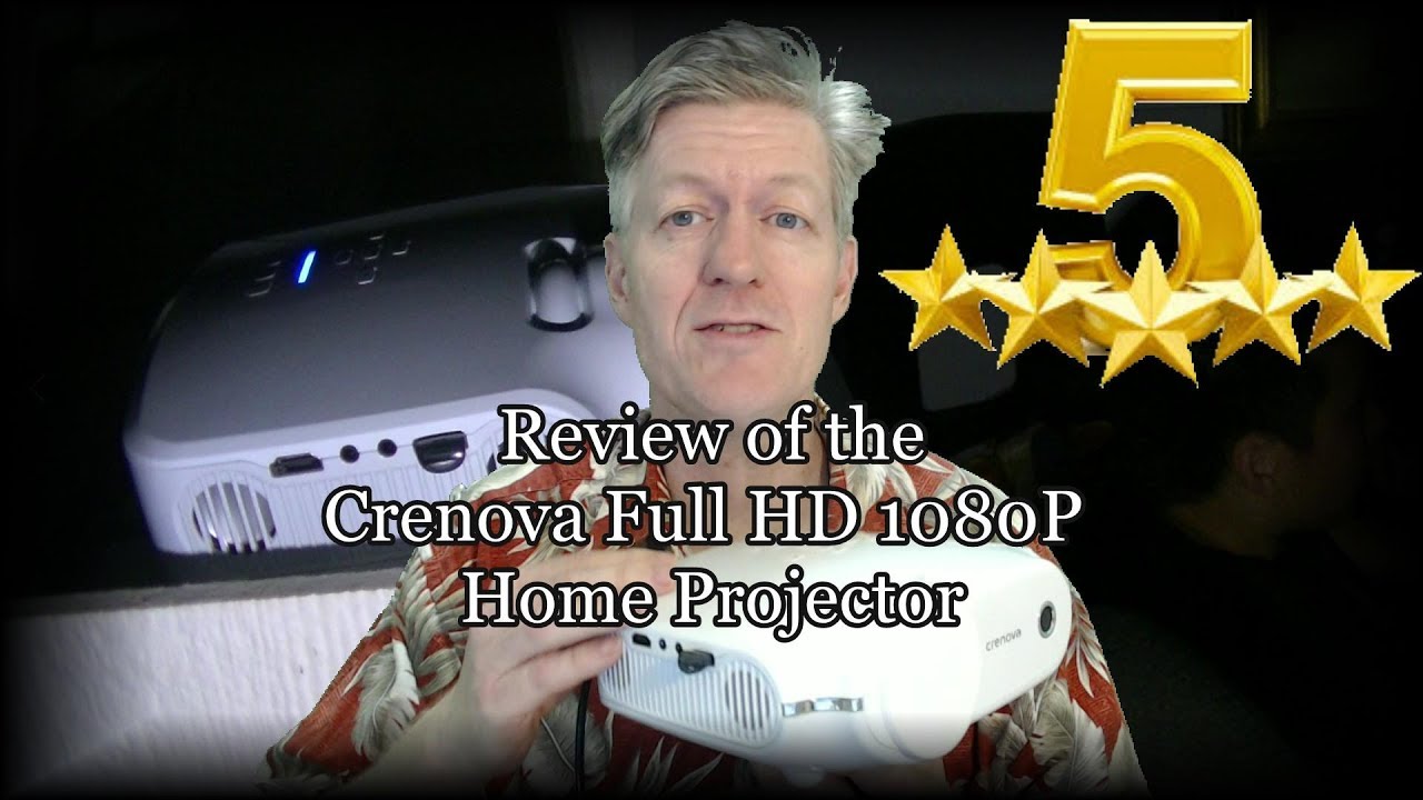 Mini Video Projector Crenova Full HD 1080P, 3200 Lumens Review - YouTube