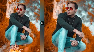 Lightroom Orange Colour Tone Editing || Lightroom Orange Tone Photo Editing screenshot 4