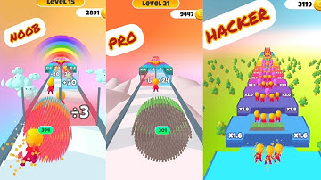 NOOB VS PRO VS HACKER  IN ARROW FEST  🏹  WALKTHROUGH GAMEPLAY || ANDROID AND IOS