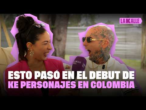 El debut de Ke Personajes en Colombia y el junte con J Balvin