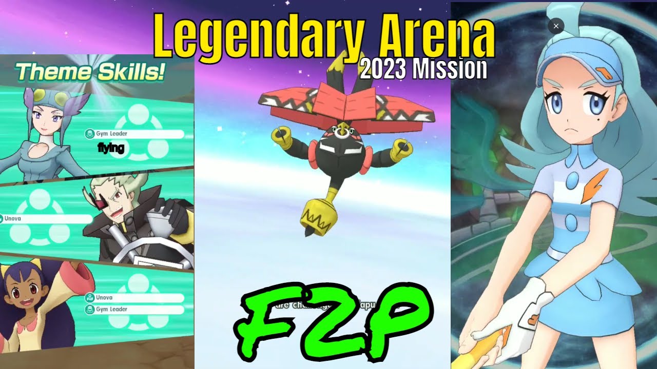 Tapu Bulu Legendary Arena | F2P Team All mission Clear Guide 2023 | Pokemon Masters EX