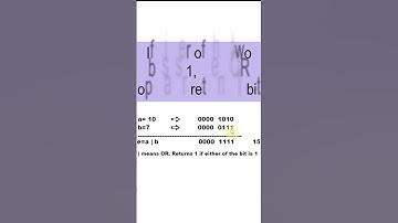 bitwise or operator in python #shorts #pythontutorial #bintuharwani #bitwiseoperators #learnpython