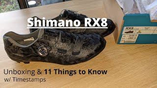 Shimano RX8 Carbon Gravel Shoes - 11 Things to Know + Unboxing, Fit, Sizing, Initial Review