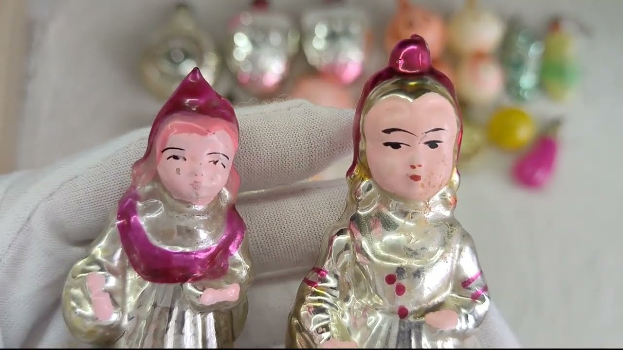 34. Ценные НАХОДКИ из прошлого. Ретро ЁЛОЧНЫЕ советские игрушки