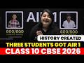 Three Students Got AIR 1 in Class 10 CBSE || PW Udaan Batch 🔥 || Class 10 Result