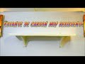 Manualidades DIY Estanteria de carton muy resistente - Youtube - Santiago y sus Ideas