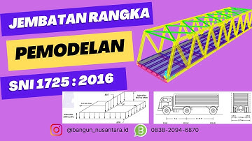 TUTORIAL SAP2000 DESAIN JEMBATAN RANGKA BAJA SNI 1725 : 2016 | PART 1