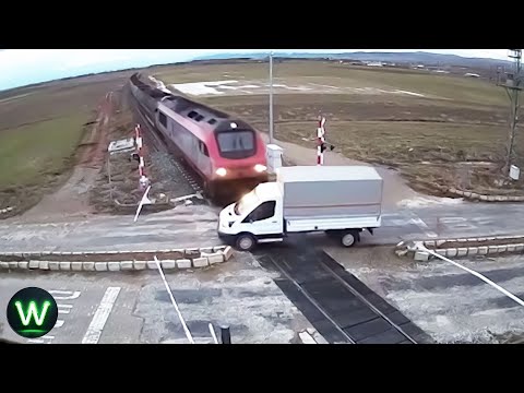Tragic! Ultimate Near Miss Video Of Train Crashes Filmed Seconds Before Disaster Makes You Sock