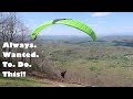 My First Stages of Paragliding! Running Off a Mountain