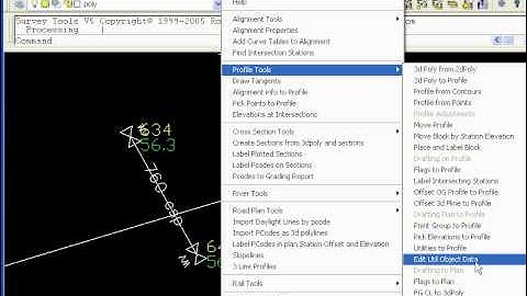 culverts from Civil 3D survey and place on sections and profile