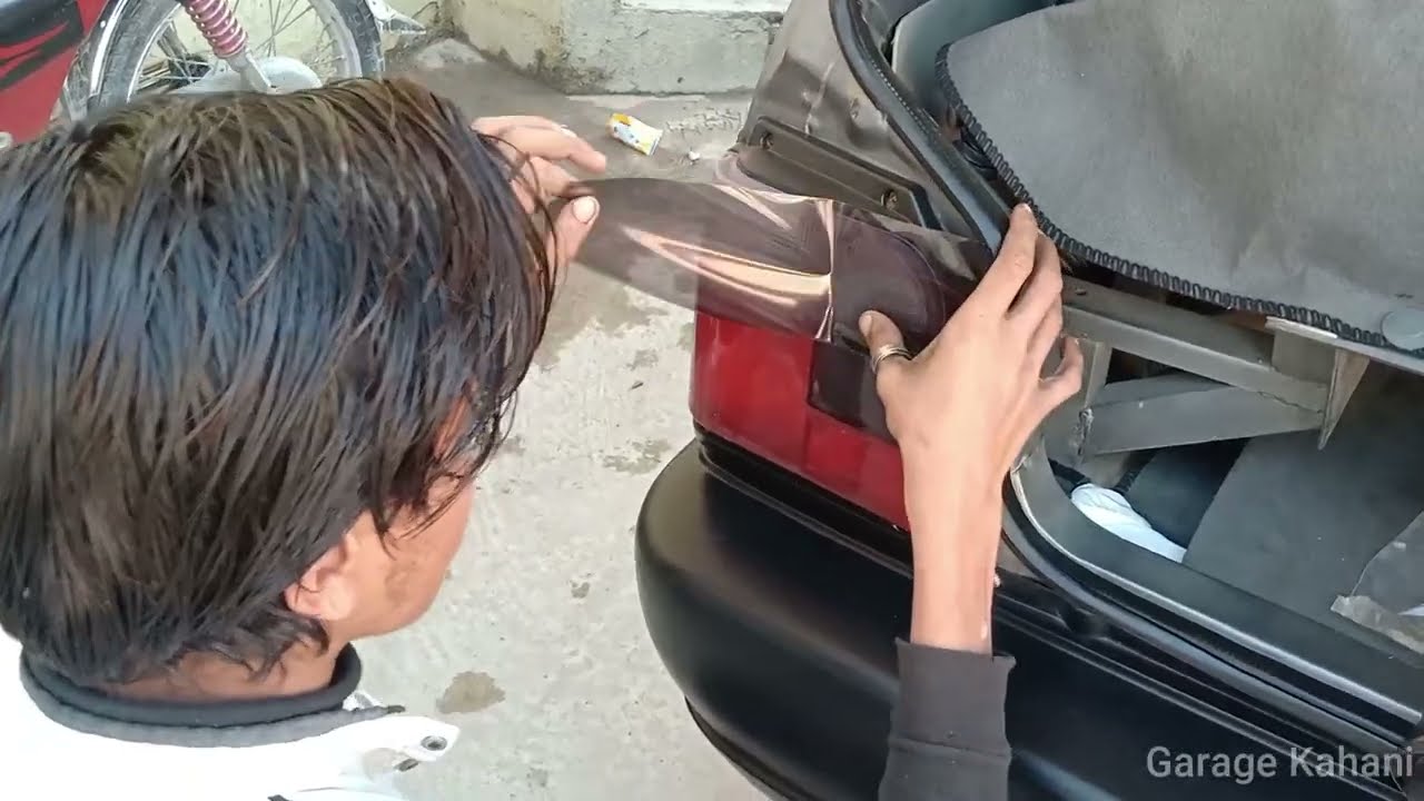 Mehran Car Back lights Wrap 