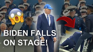 Joe Biden Falls On Stage