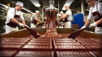 How Chocolate Bars Are Mass Produced | Inside Hershey’s Mega Factory