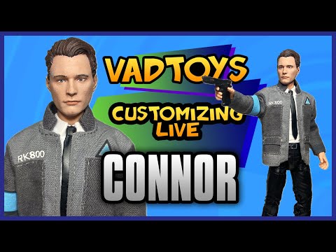 Customizing Live - Connor Detroit Become Human Custom Figure