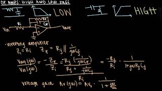 Operational Amplifiers: Low and High Pass Filters | Bioinstrumentation Design