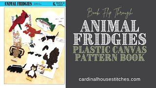 Animal Fridgies Plastic Canvas Pattern Book Flip Through Video