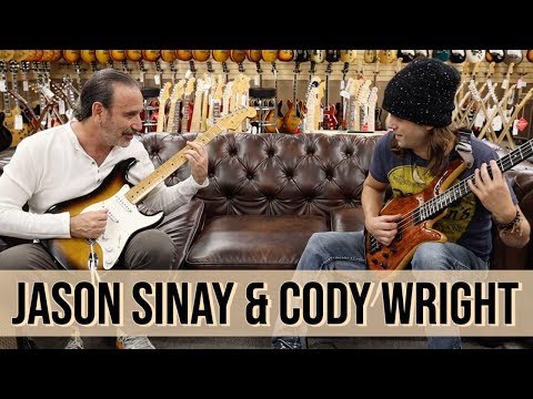 jason-sinay-and-cody-wright-jamming-at-norman's-rare-guitars