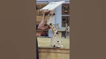 Amazing woodworking folding Shelf #shorts #woodworking #trending