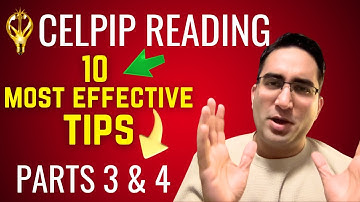10 of the BEST CELPIP Reading Strategies That You Need For Parts 3 and 4!