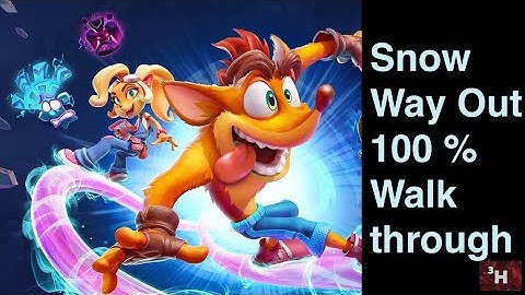 Crash Bandicoot 4 Snow Way Out Walkthrough (100 % Completion)