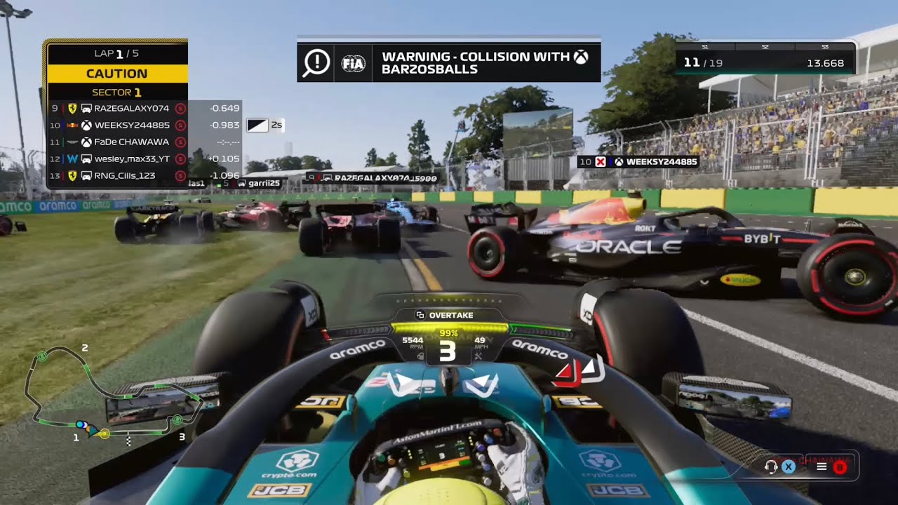 This gave me flashbacks to 2023 Australian GP restart