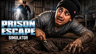 FUGIR DESSA PRISÃO NAO FOI NADA FACIL! CORINGA NO PRISON ESCAPE SIMULATOR 😂PT2