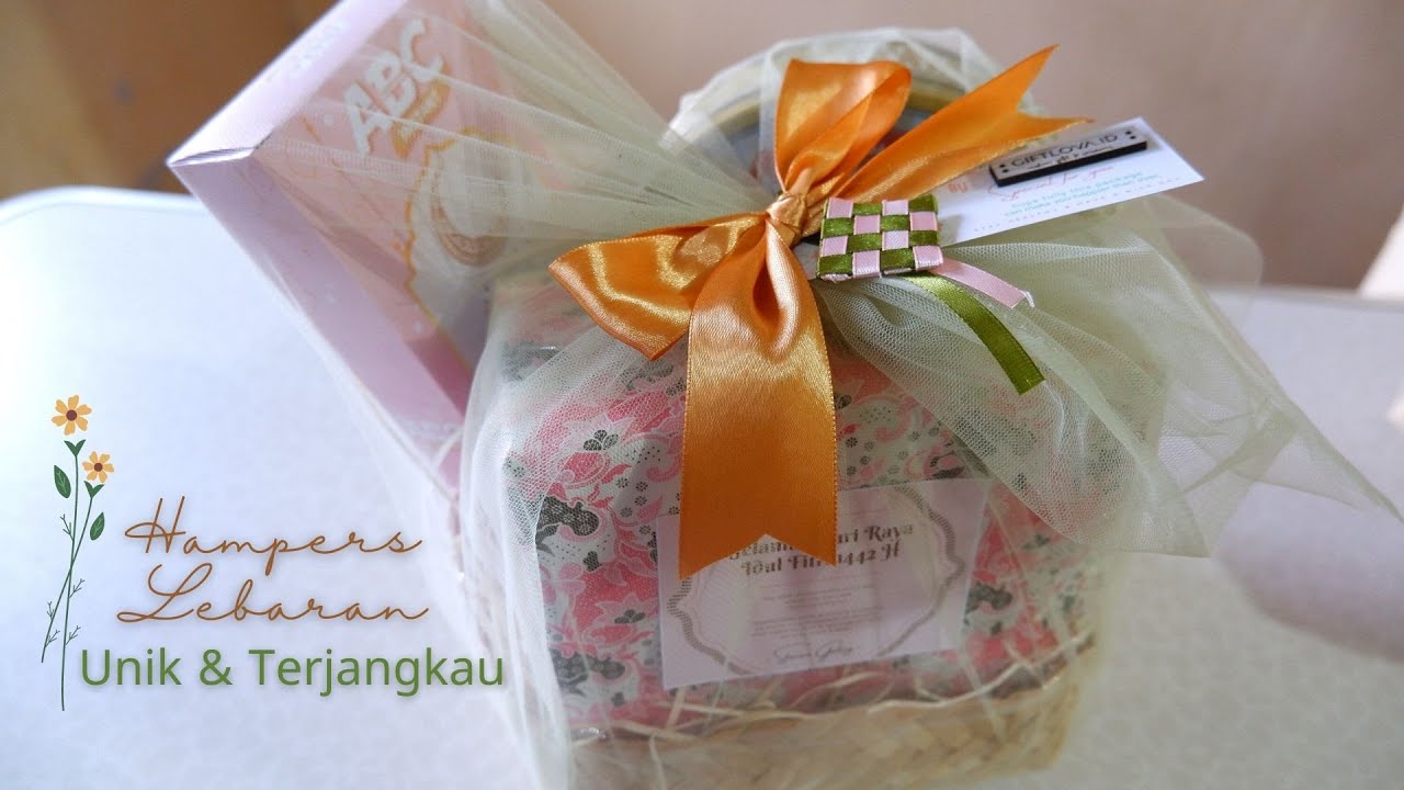 DIY Eid Hampers kekinian (Hampers Lebaran) dengan wrapping kain tile