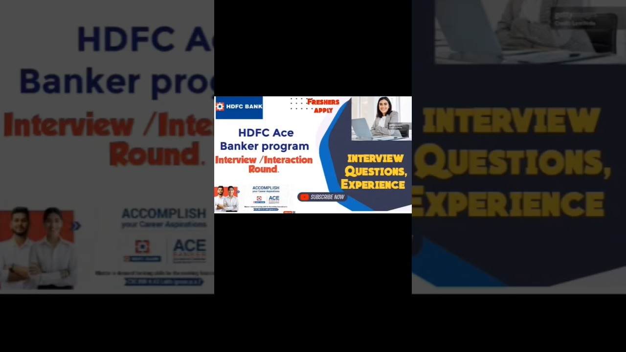 HDFC Ace interaction round/ interview|| 