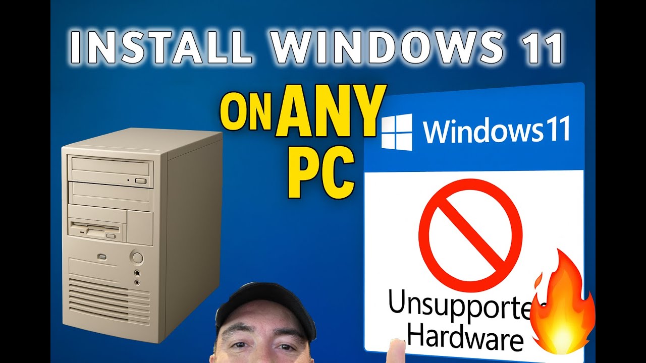 How To Install Windows 11 On Unsupported Hardware - YouTube