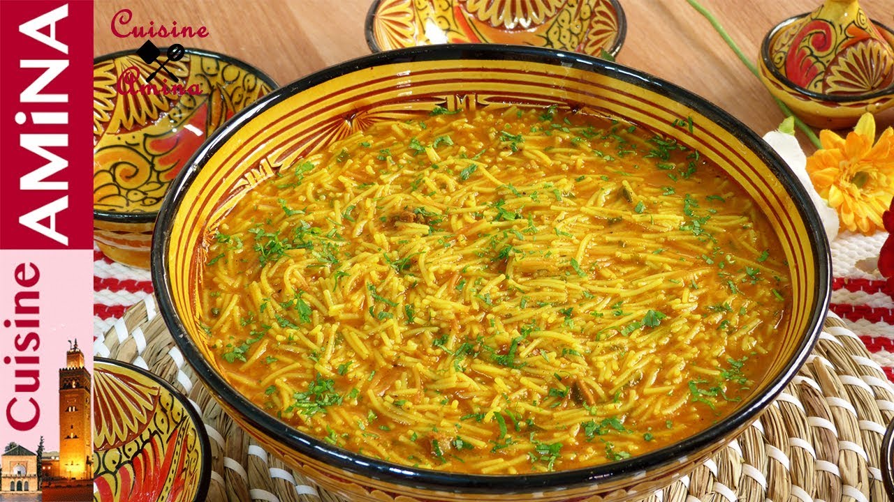 أروع شوربة بالشعرية وقطع اللحم لذييذة بمذاق عجيب