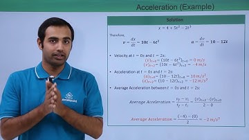 Class 11th – Motion in 1-D Fundamentals – Acceleration | Motion in Straight Line | Tutorials Point