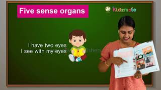 Five Sense Organs - Kidsmate Ukg Term 2 Gk - Olivia Digital Education Program.