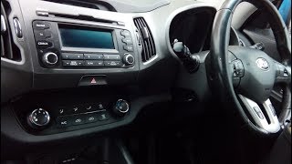 Kia Sportage 20102015 how remove radio & part numbers for aftermarket fitment
