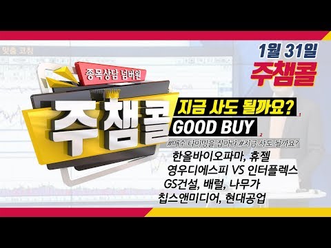 [종목상담 넘버원! 주챔콜] 1월 31일 방송 - 매수 타이밍을 잡아라! GOOD BUY 지금 사도 될까요?