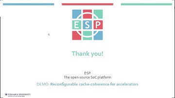 ESP demo: Reconfigurable cache-coherence for accelerators
